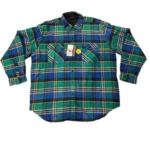 NWT Dakota Vintage Plaid Insulated Quilted Flannel Jacket Size XXLT